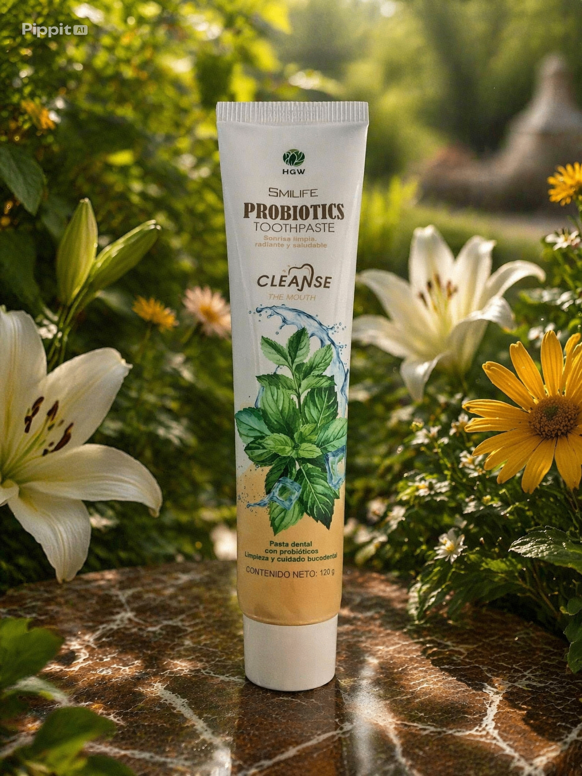 Crema Dental con Probióticos HGW - presentación de 120 g